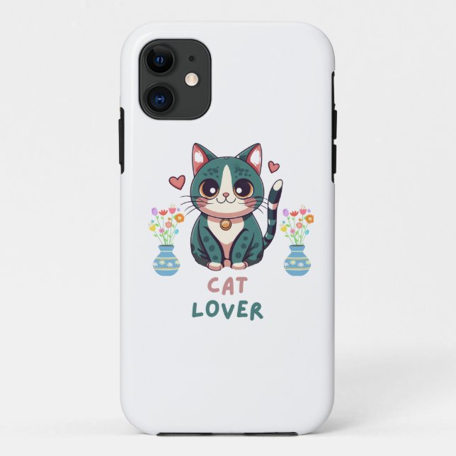 Cat Lover Case-Mate iPhone Case (Back)