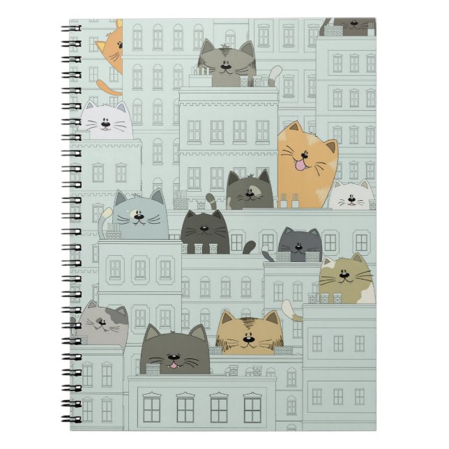 Cat Lover Cats And The City Notebook (Front)