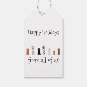 Cat Lover, Christmas Gift Tags, Cute, Funny Tags