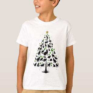 Cat Lover Christmas Tree 2 T-Shirt