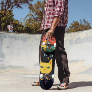 CAT LOVER COOL SKATEBOARD