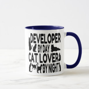 Cat Lover Developer Mug