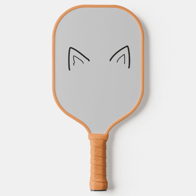 Cat Lover Ear and Tails Pickleball Paddle (Front)