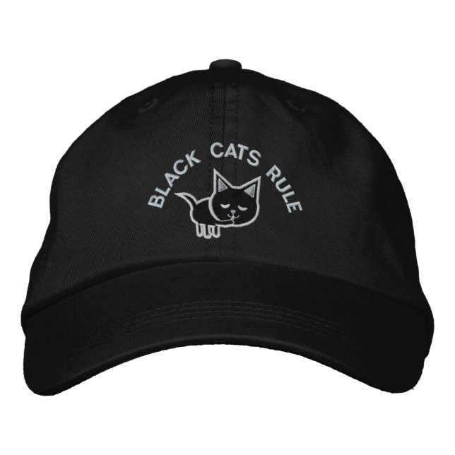 Cat Lover Embroidered Hat (Front)