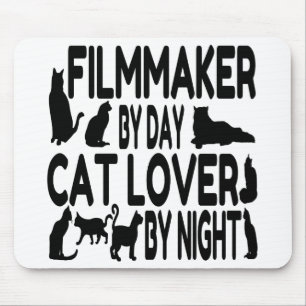 Cat Lover Filmmaker Mouse Pad