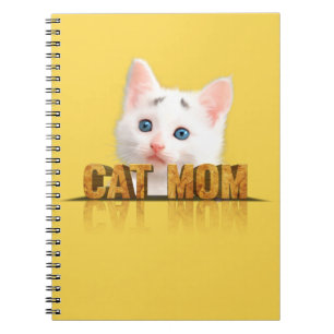 Cat lover gift cat mom gift best cat mom ever notebook