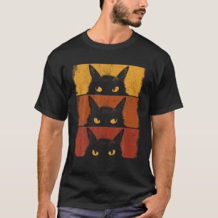 Cat Lover Grumpy Black Kitten Cat Mom Cat Dad T Sh T-Shirt
