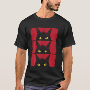 Cat Lover, Grumpy Black Kitten, Cat Mom, Cat Dad T-Shirt