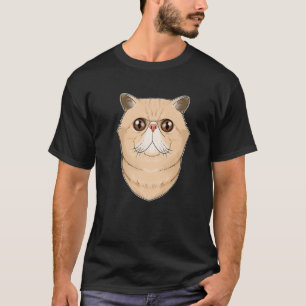 Cat Lover I Cat Face I Exotic Shorthair Cat T-Shirt