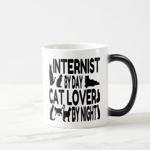 Cat Lover Internist Magic Mug