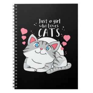Cat Lover Just A Girl Who Loves Cat Notebook