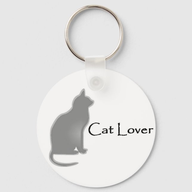 Cat Lover Keychain (Front)
