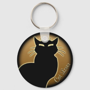 Cat Lover Keychain Cat Key Chains Customizable