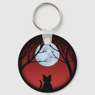 Cat Lover Keychain Fat Cat Key Chains Customizable