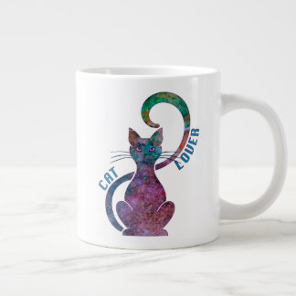 Cat Lover Large Coffee Mug
