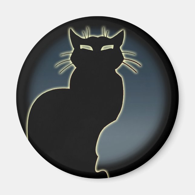 Cat Lover Magnet Cat Art Fridge Magnet Customize (Front)