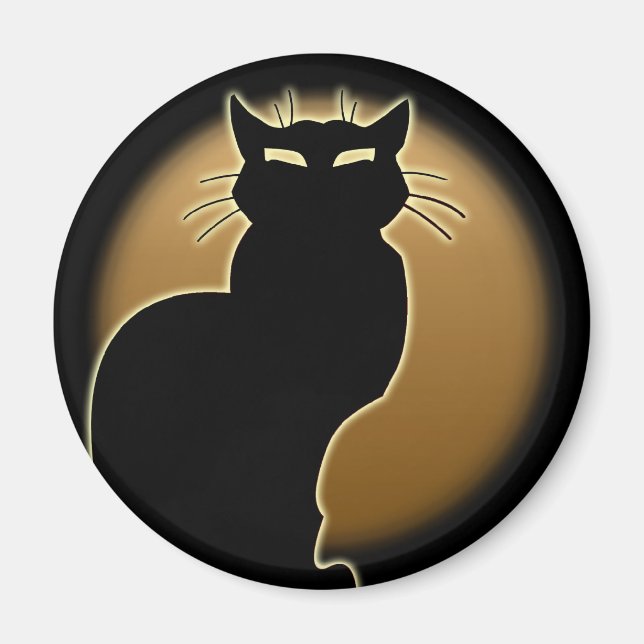 Cat Lover Magnet Cat Art Fridge Magnet Customize (Front)