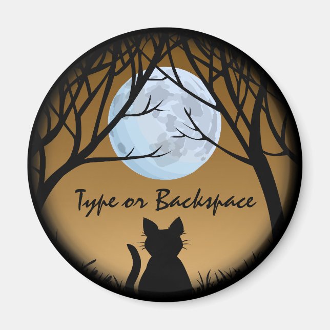 Cat Lover Magnet Fat Cat Fridge Magnet Customize (Front)