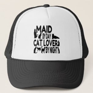 Cat Lover Maid Trucker Hat