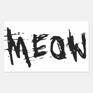 Cat Lover, MEOW stickers