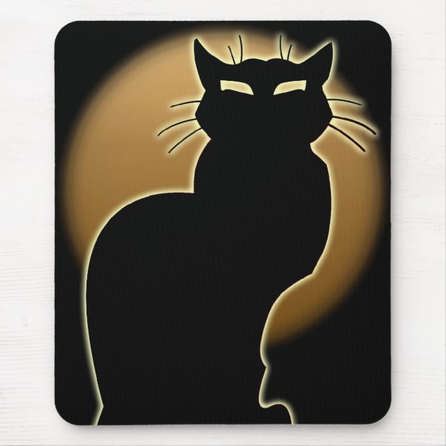 Cat Lover Mousepads Customizable Cat Mouse Pad (Front)