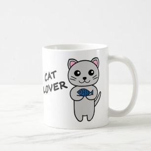 CAT LOVER Personalised Coffee Mug