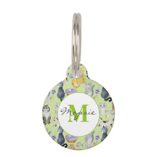 Cat lover personalized pet pet ID tag