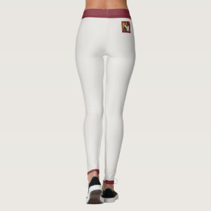 Cat Lover Pet Mom Warm Neutral Deep Wine Customize Leggings