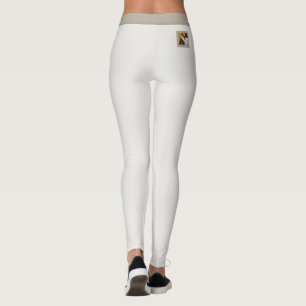 Cat Lover Pet Mom Warm Neutral Taupe Custom Made Leggings