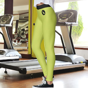 Cat Lover Pet Mom Yellow Green Black Customized Leggings