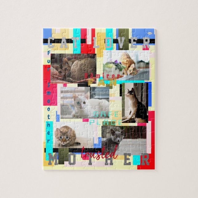 CAT LOVER Photo Puzzle HAMbWG (Vertical)