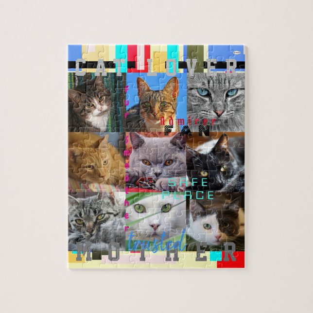 CAT LOVER Photo Puzzle HAMbWG (Vertical)