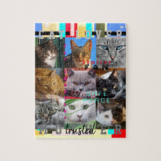 CAT LOVER Photo Puzzle HAMbWG (Vertical)