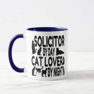 Cat Lover Solicitor Mug
