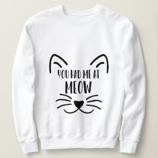 Cat lover sweatshirt