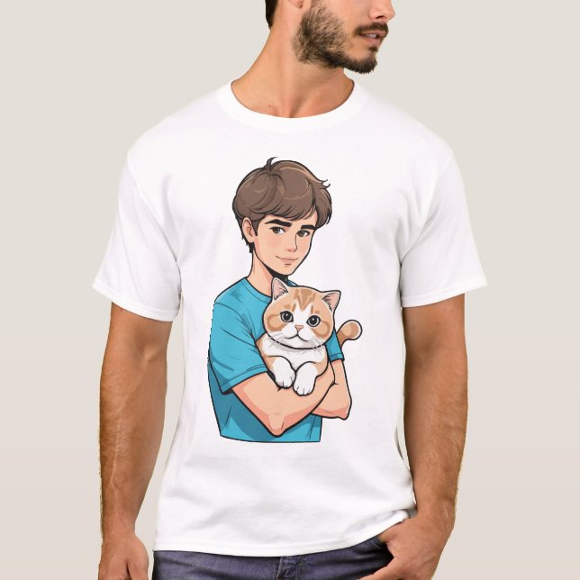 Cat Lover T shirt (Front)