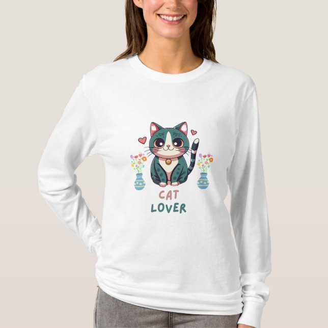 Cat Lover T-Shirt (Front)