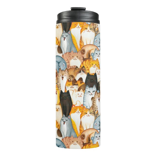 Cat Lover  Thermal Tumbler (Front)