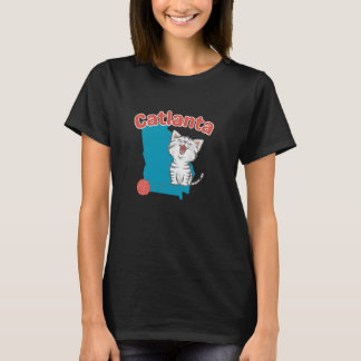Cat Lovers Atlanta Georgia Cat Dad Cat Mom Pet Lov T-Shirt