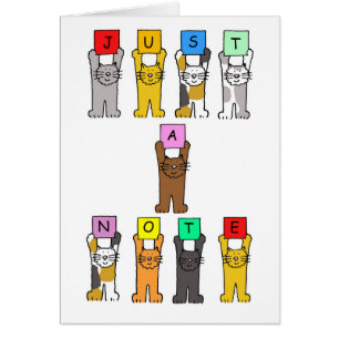 Cat Lover's Blank Note Card
