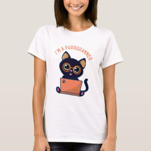 Cat Lovers I'm a purrgrammer Programmer T-Shirt