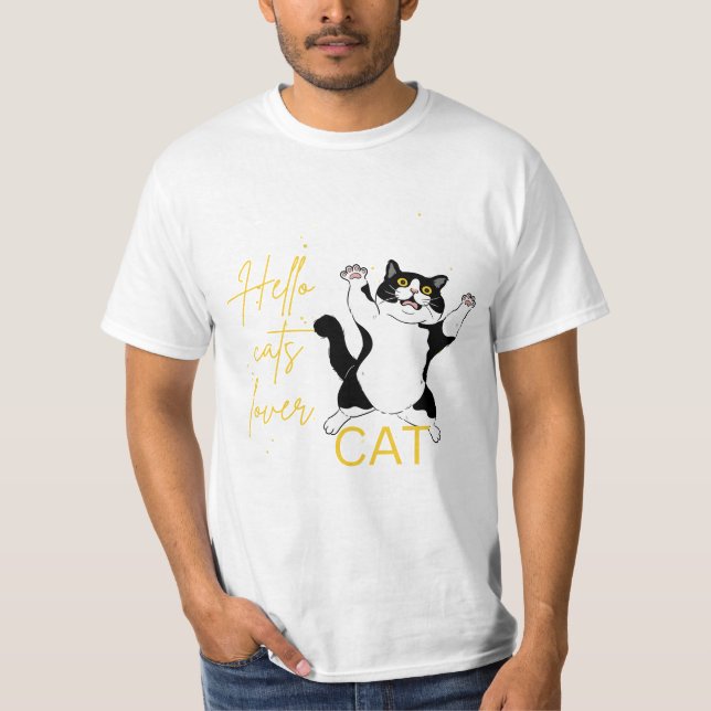Cat lovers t-shirt (Front)