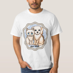 Cat Loves Dog T-Shirt