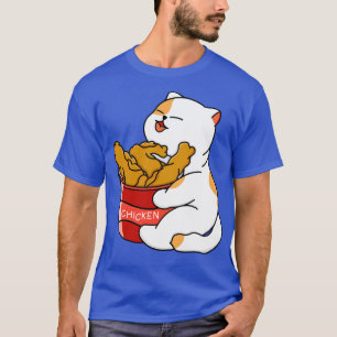 Cat Loves Fried Chicken T-Shirt