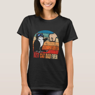 Cat Loving Daddy Fathers Day Gift Mens None Best C T-Shirt