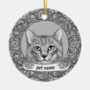 Cat Loving Memory ornament