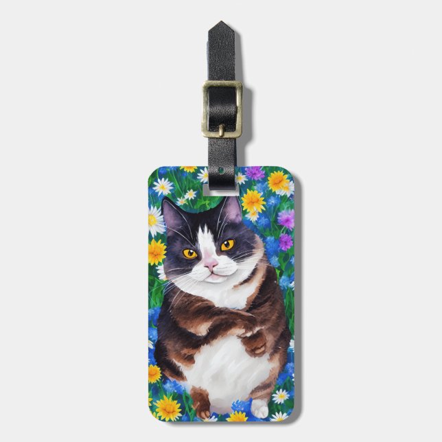 Cat Luggage Tag (Front Vertical)