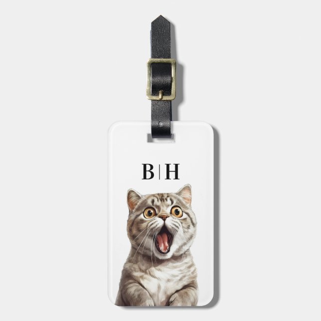 Cat Luggage Tag (Front Vertical)