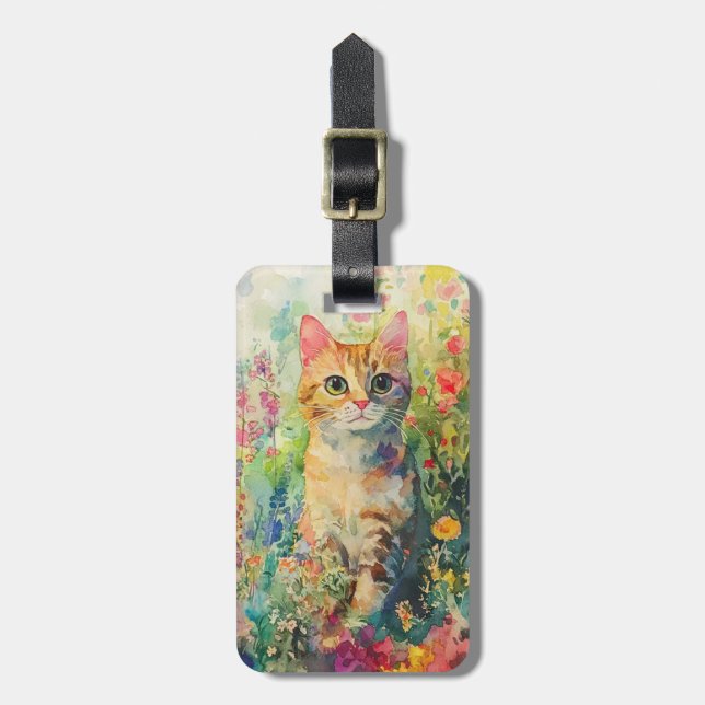 Cat Luggage Tags (Front Vertical)