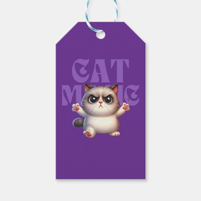 Cat Magic Gift Tag (Front)